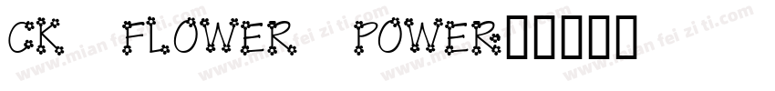 CK Flower Power字体转换